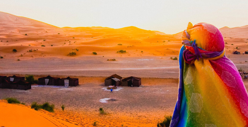 Morocco desert tours — High Atlas mountain road