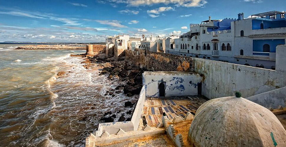 Tangier to Asilah day trip — Asilah Atlantic coast and beach